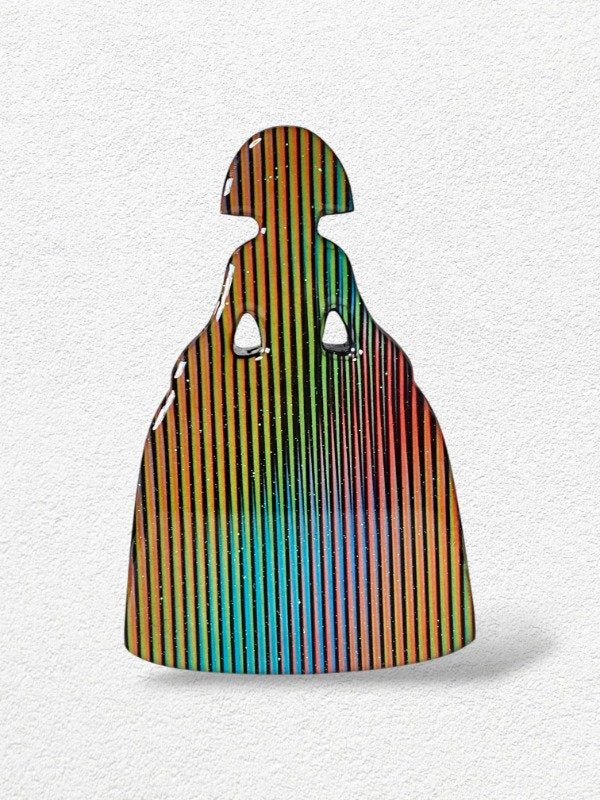 Menina en Resina - Motivo Cruz Diez #2