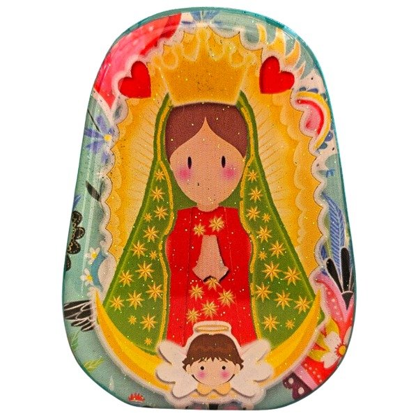 Virgen de Guadalupe en Resina 10cm