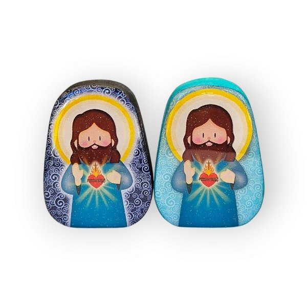 Sagrado Corazón de Jesus en Resina 10cm Modelo #1