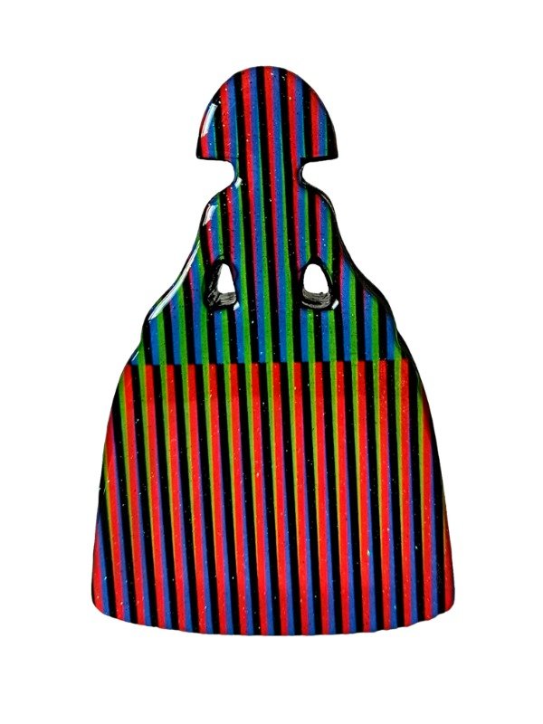 Menina en Resina - Motivo Cruz Diez #1