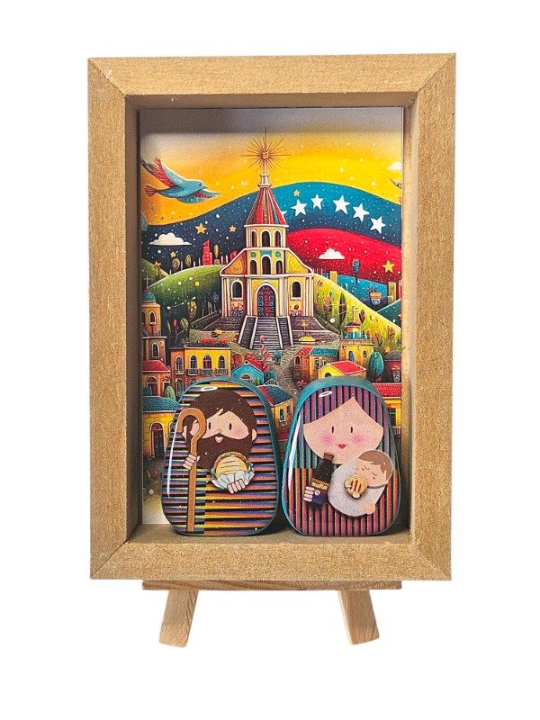 Pesebre Venezolano Sabores Que Nos Definen de Dos Piezas