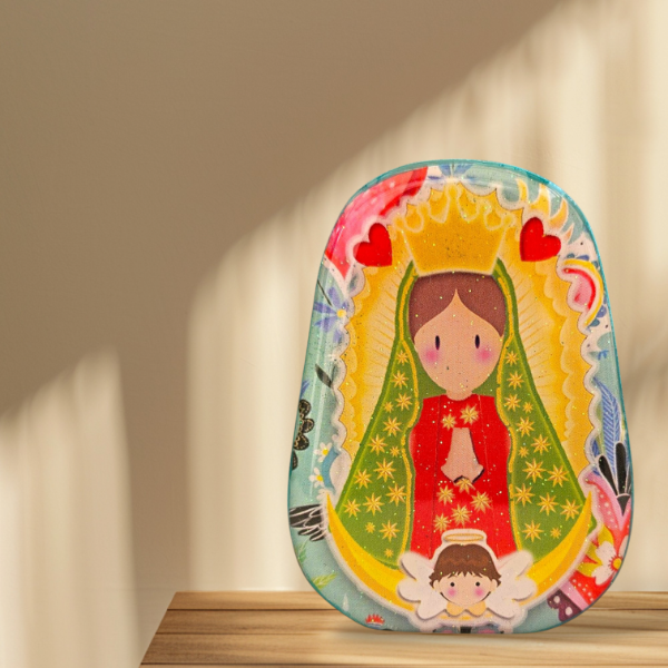 Virgen de Guadalupe en Resina 10cm