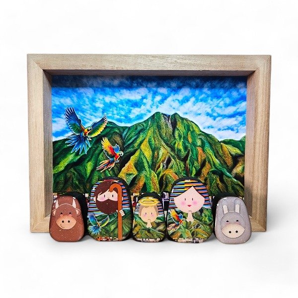 Pesebre Venezolano con Ávila de Cinco Piezas