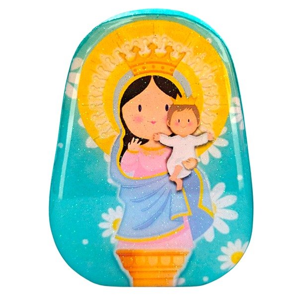 Virgen del Pilar en Resina 10cm