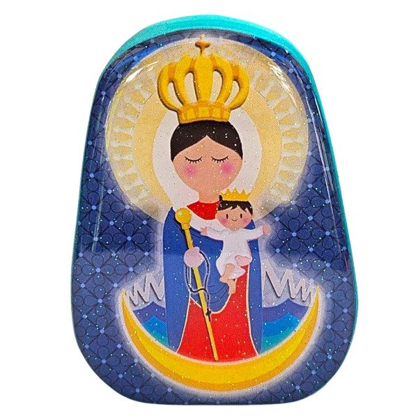 Virgen de Chiquinquirá en Resina 10cm