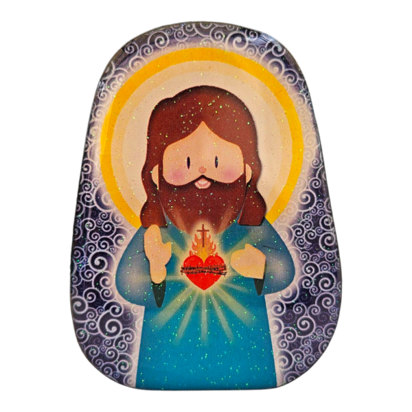 Sagrado Corazón de Jesus en Resina 10cm Modelo #2
