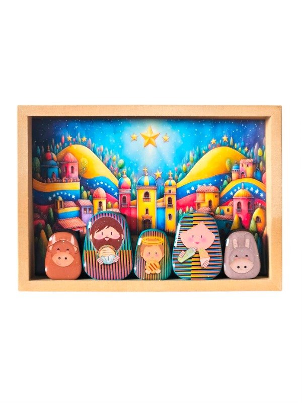 Pesebre Venezolano Sabores Que Nos Definen de Cinco Piezas