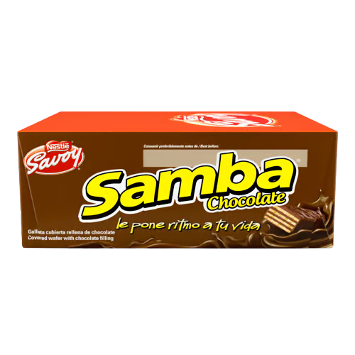 Caja Samba 32 gr - 20 Unidades | Chocolate