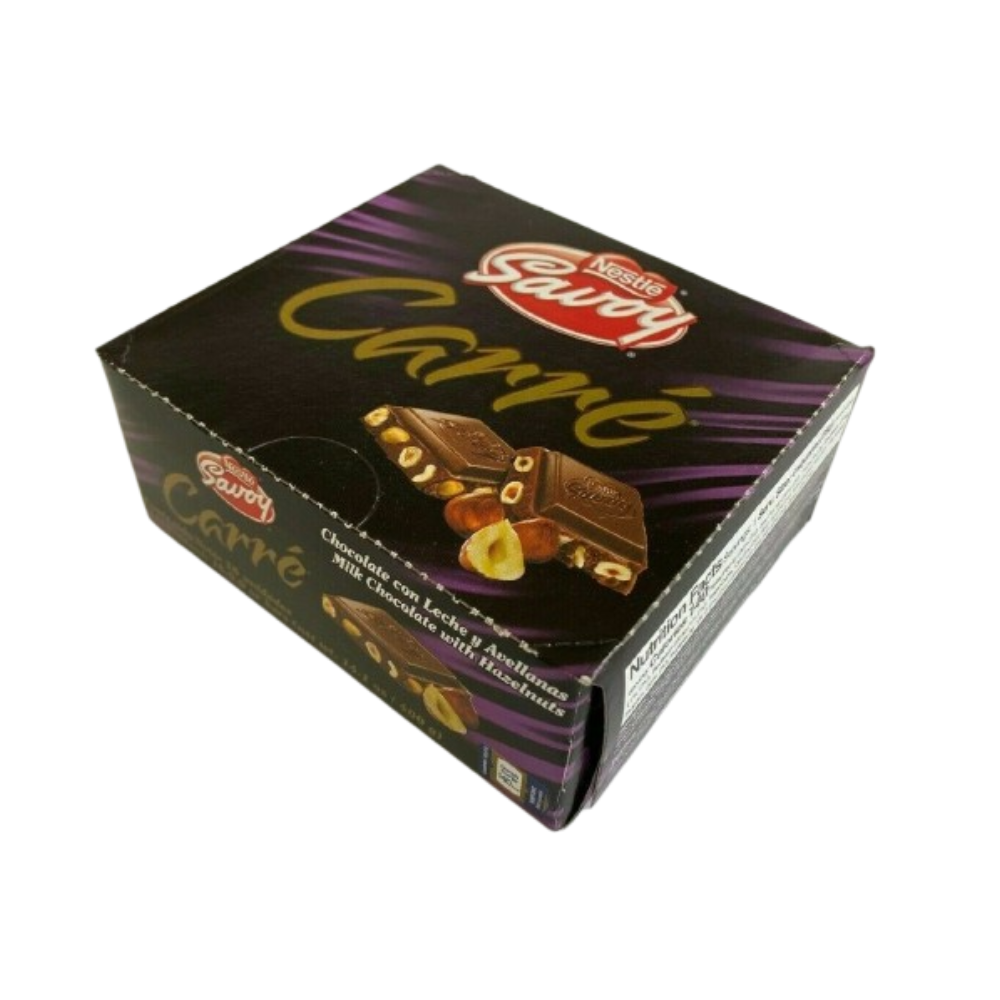 Caja Savoy Carré Avellana 16 Units x 25g