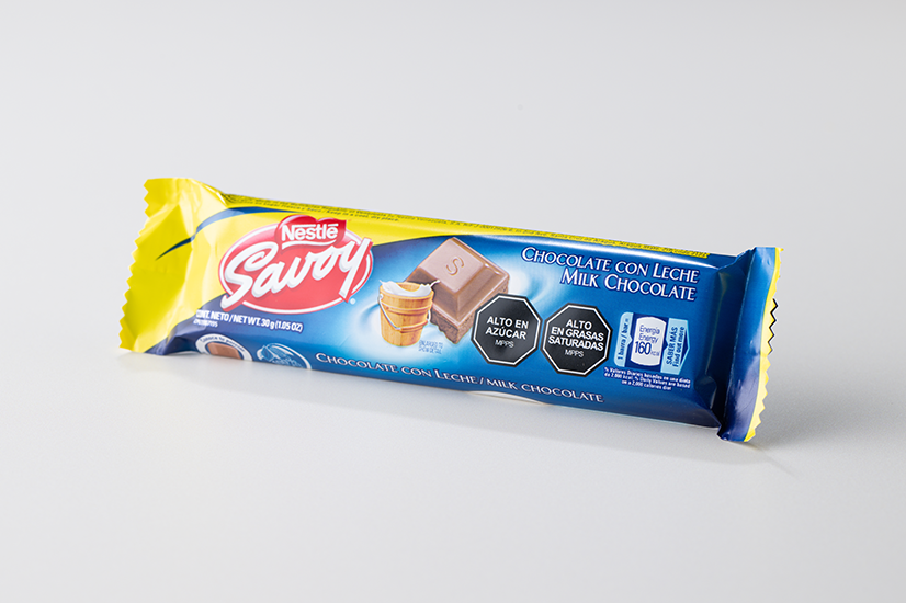 Chocolate de Leche Savoy - Caja de 30 gr 12 Unidades