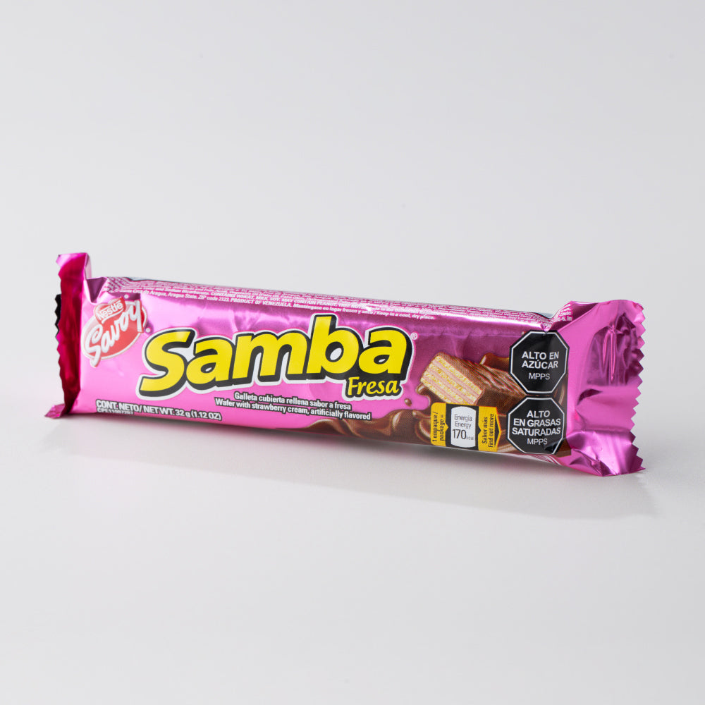 Caja Samba - 32 gr 20 Unidades de Fresa