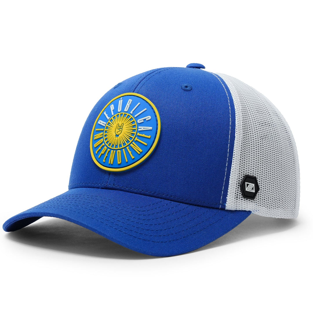 República Independiente Trucker Hat Royal/White