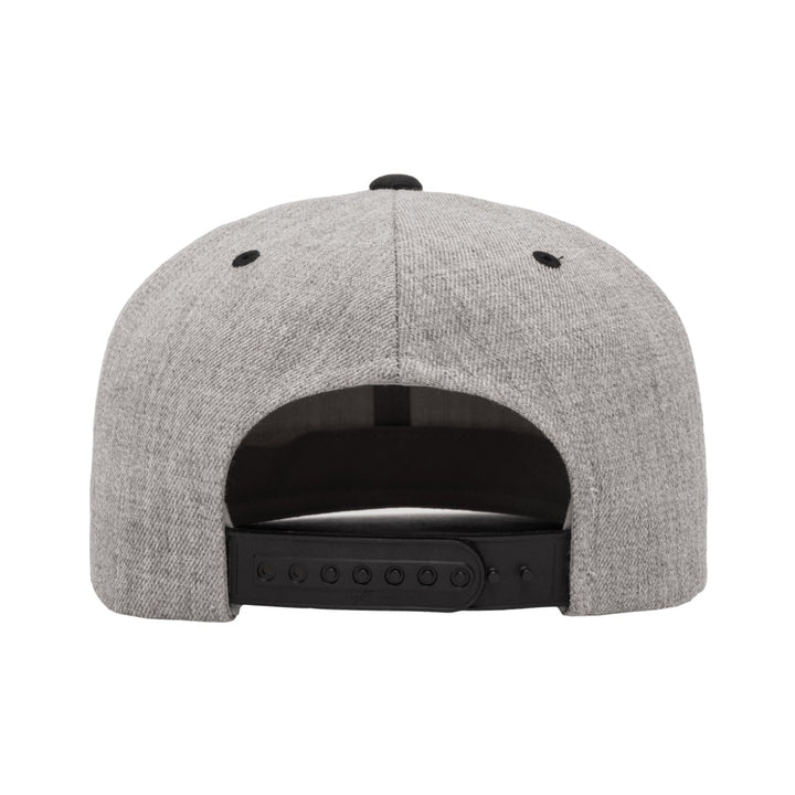 VZLA Flat Bill Snapback Hat - Heather Black 2.0