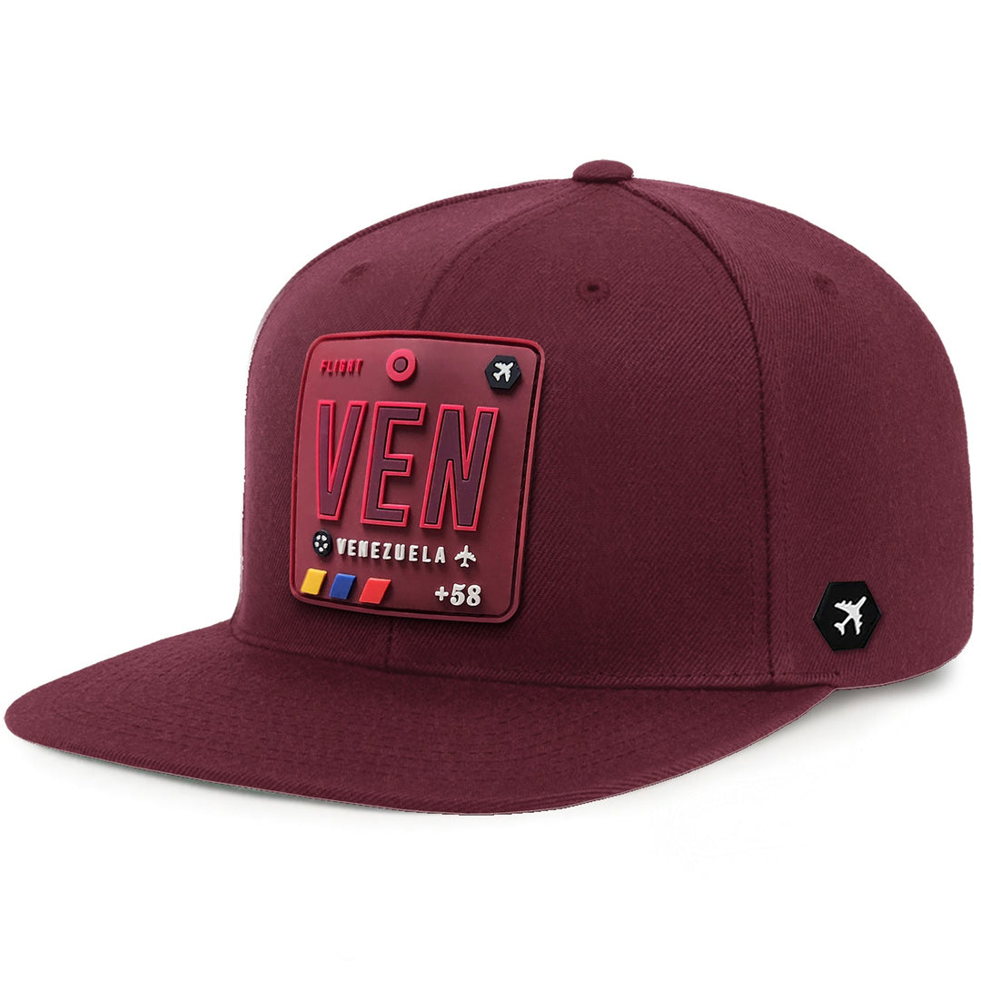 VEN - Venezuela Flat Snapback Vinotinto