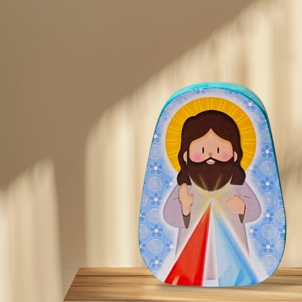 Jesús de la Misericordia en Resina 10cm