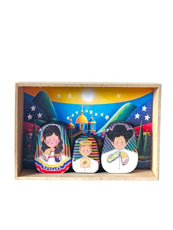 Pesebre Venezolano Sabores Que Nos Definen de Tres Piezas #2