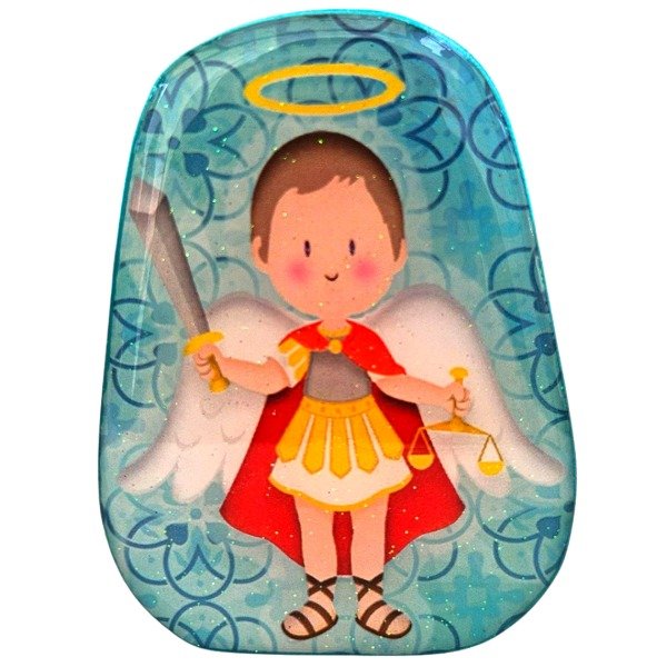 San Miguel Arcangel en Resina 10cm