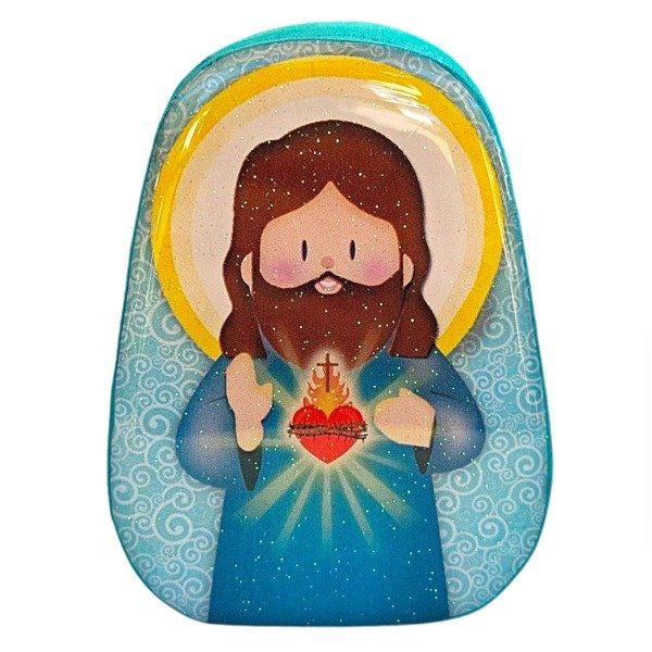 Sagrado Corazón de Jesus en Resina 10cm Modelo #1