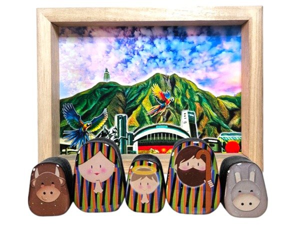 Pesebre Venezolano Cruz Diez 5 Piezas Modelo #2