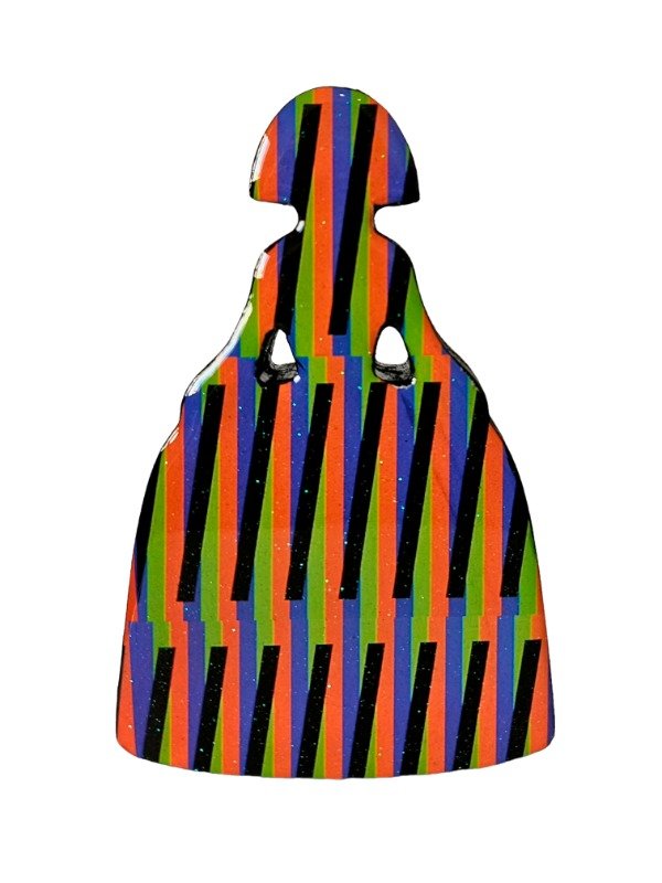 Menina en Resina - Motivo Cruz Diez #2