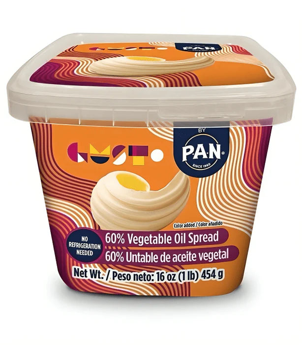 PAN Margarine 60% Vegetable Oil Spread 454 gr
