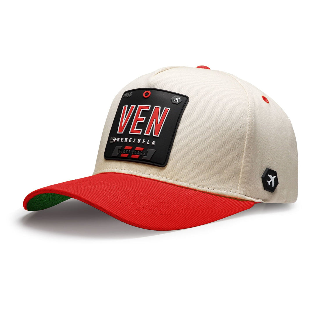 VEN Classic Cap - Natural/Red