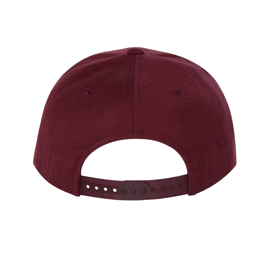 VZLA Flat Bill Snapback Hat (Vinotinto)